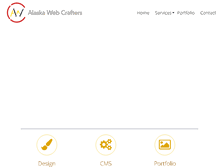 Tablet Screenshot of alaskawebcrafters.com